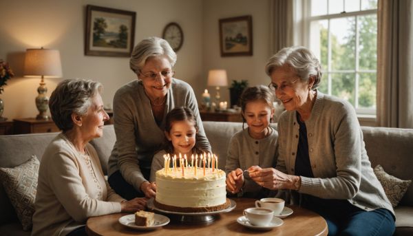 La réussite d'un anniversaire intergénérationnel